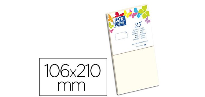 Carte de visite Oxford 106x210 x25 beige