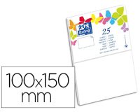 Carte de visite Oxford 100x150 x25 blanc