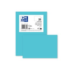 Carte de visite Oxford 100x150 x25 bleu ciel