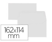 Paquet d'enveloppes Oxford 114x162 x20 auto adhesive blanc