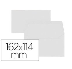 Paquet d'enveloppes Oxford 114x162 x20 auto adhesive blanc