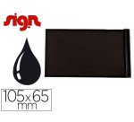 Recharge sign pour tampon encreur 105x65mm coloris noir