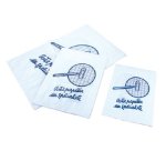 Sac imprimé kraft blanchi votre papetier un spécialiste soufflet 50mm 160x30x210mm