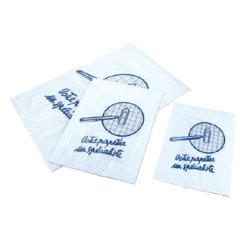 Sac imprimé kraft blanchi votre papetier un spécialiste soufflet 50mm 150x30x220mm