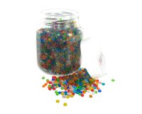 Perle rocaille transparente diamètre 5mm bocal 500g