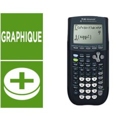 Calculatrice texas instruments graphique ti-82 advanced fonctions essentielles câble usb inclus 190x90x25mm 290g