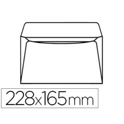 Pochette polyéthylène adhésive pac list documents 228x165mm papier dorsal kraft blanc siliconé 39g/m2 boîte 100 unités