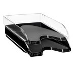 Corbeille à courrier cep polystyrène antichoc superposable verticale/escalier option 4 rehausses 350x255x65mm noir