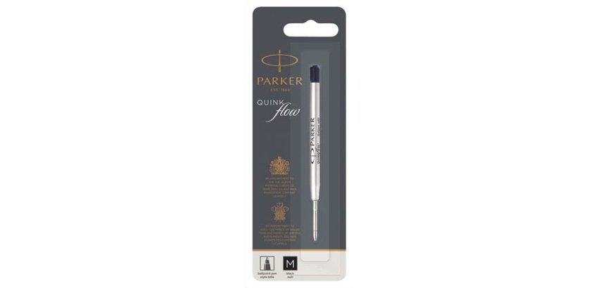 Recharge bille quinkflow m blister x 1 noir