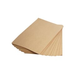 Papier kraft clairefontaine 210x297mm a4 90g coloris brun rame 250 feuilles