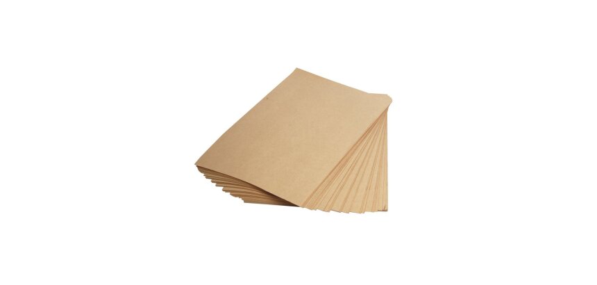 Papier kraft clairefontaine 210x297mm a4 90g coloris brun rame 250 feuilles
