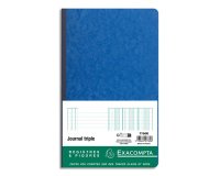 Piqure exacompta journal triple foliote 80 pages dim.  320x195mm