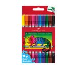 Stylo-feutres faber castell double pointe pochette de 10