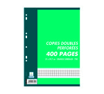 Copies doubles cambridge perforees a4 400 pages 70 g   seyes