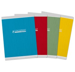Cahier conquerant classique agrafe 240x320 48 pages 90g   seyes recycle