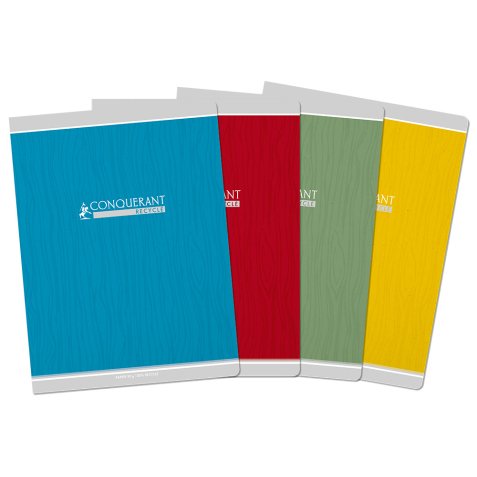 Cahier conquerant classique agrafe 240x320 48 pages 90g   seyes recycle