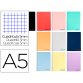Cahier spirale liderpapel a5 micro wonder 80 pages 90g     5x5mm 4 trous 5 bandes        coloris assortis