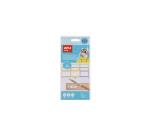 Etiquette apli adhesives plastifiees 3 tailles         differentes coloris assortis  pochette 35 unites