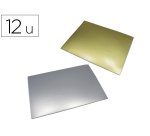 Feuille metal o'color a repousser a4 aluminium        coloris or et argent sachet   12 unites