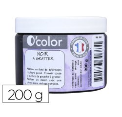 Peinture o'color noir a gratter prete a l'emploi pot  200gr