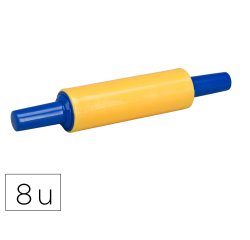 Rouleau modelage o'color lisse 22cm lot 8 unites