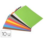 Feuille mousse o'color caoutchouc eva 30x40cm 10     coloris assortis pochette 10  unites