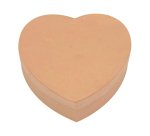 Boite o'color carton a decorer forme coeur 9x5cm lot 10 unites