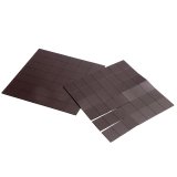 Aimant adhesif o'color 25x20mm coloris blanc et noir sachet 168 unites