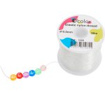 Fil nylon o'color diametre 0,5mm coloris transparent     bobine 50m