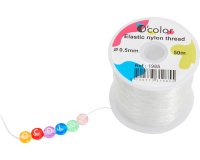 Fil nylon o'color diametre 0,5mm coloris transparent     bobine 50m