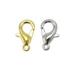 Fermoir a mousqueton o'color 14mm coloris or lot 20 unites
