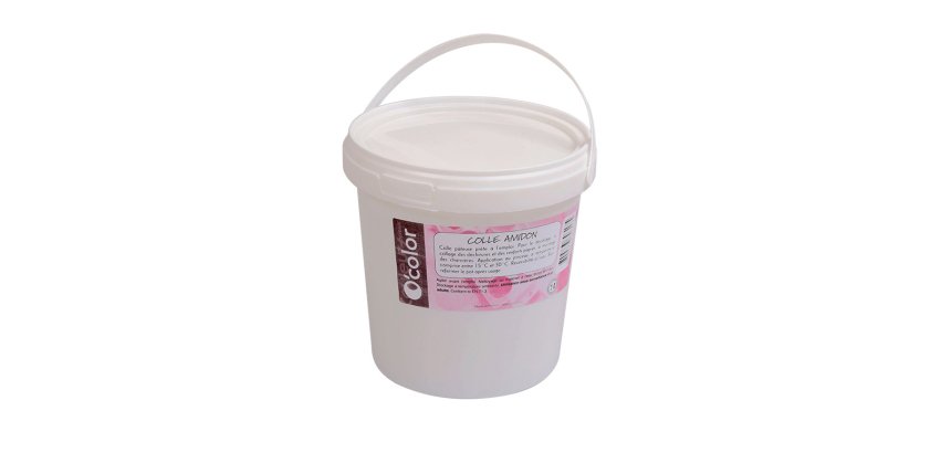 Colle amidon o'color prete a l'emploi reversible a eau pot 1kg