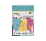 Carton a broder folia animaux 175x245mm differents modeles  coloris assortis paquet 40    unites