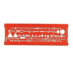 Billographe minerva nº52 trace code de la route        plastique coloris orange