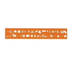 Billographe minerva nº31 trace miners decors plastique coloris orange