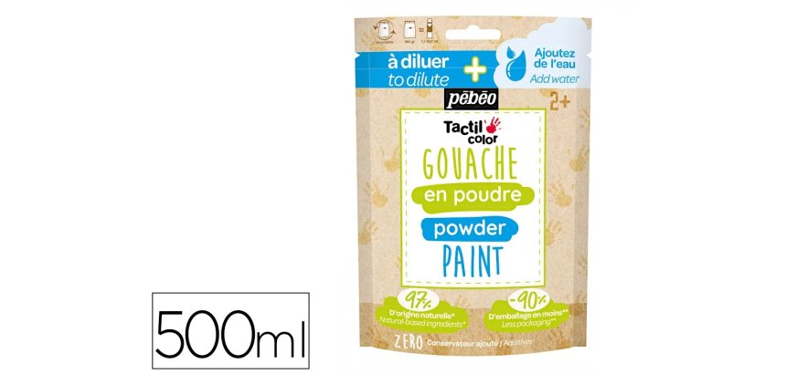 Lot gouache pebeo tactilcolor poudre a diluer 2 en 1        gouache doigt 280ml gouache   liquide 500ml coloris