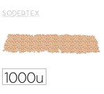 Perles sodertex rondelle bois 3x8mm coloris naturel pack    1000 unites