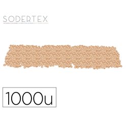 Perles sodertex rondelle bois 3x8mm coloris naturel pack    1000 unites