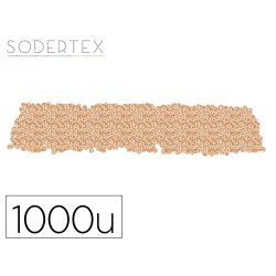 Perles sodertex rondelle bois 3x8mm coloris naturel pack    1000 unites