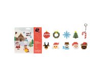 Aqua perles sodertex noel diametre 4mm 10 modeles 7,8cm coloris assortis boite 1500   unites
