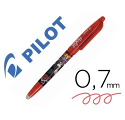 Roller pilot frixion ball edition limitee naruto encre  gel pointe moyenne coloris    rouge