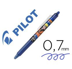 Roller pilot frixion ball clicker edition limitee       naruto encre gel pointe       moyenne coloris bleu