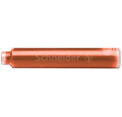 Cartouche encre schneider coloris abricot pastel boite  6 unites