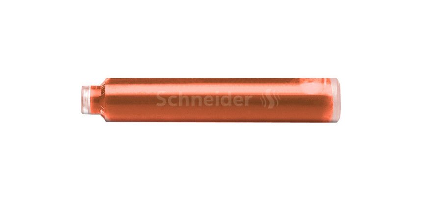 Cartouche encre schneider coloris abricot pastel boite  6 unites