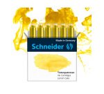 Cartouche encre schneider coloris lemon cake pastel     boite 6 unites