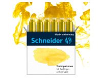 Cartouche encre schneider coloris lemon cake pastel     boite 6 unites