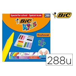 Craie coloriage bic kids plastidecor format special    ecole 288 unites