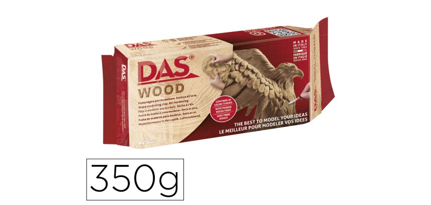Pate a modeler das wood finition bois boite 350gr