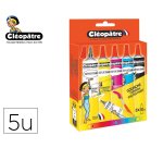 Gouache cleopatre nefertari tous supports tube aluminium 30ml embout fin et precis colorisassortis etui carton 5 unites