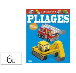 Mes premieres creations en pliage editions lito modele   les engins 6 vehicules